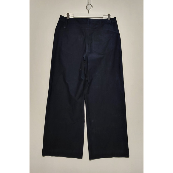 Lululemon Pants Womens 32 Black City Sleek 5 Pocket Wide Leg Utlitech - Picture 5 of 9